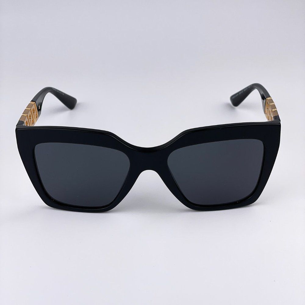 Versace VE4418 GB1/87 Sunglasses Black Gray Square Women - Picture 4 of 10